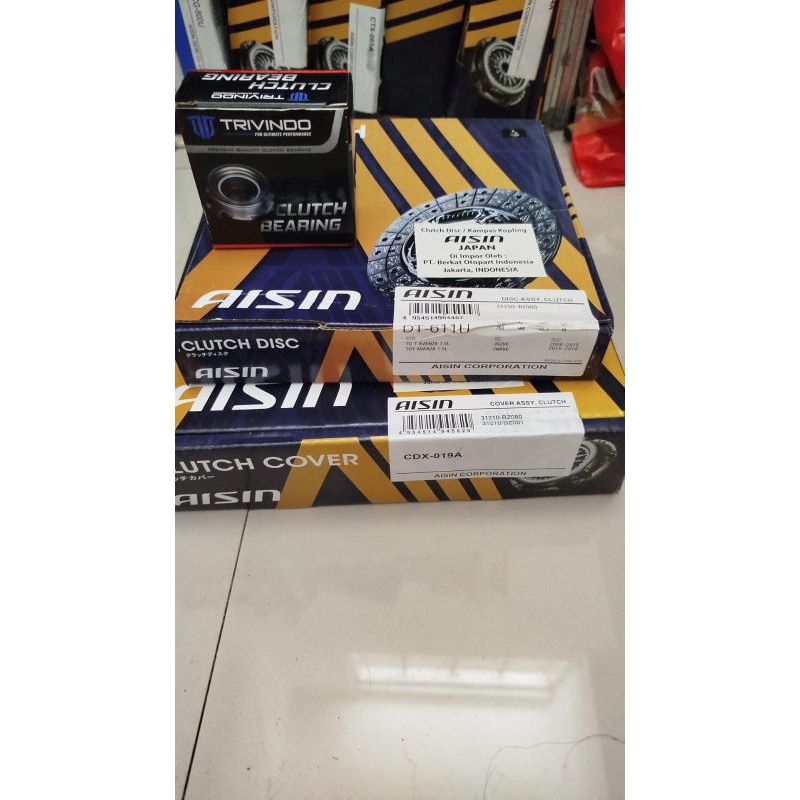 Plat kopling set Avanza 1.5 Rush Terios kampas kopling set Aisin