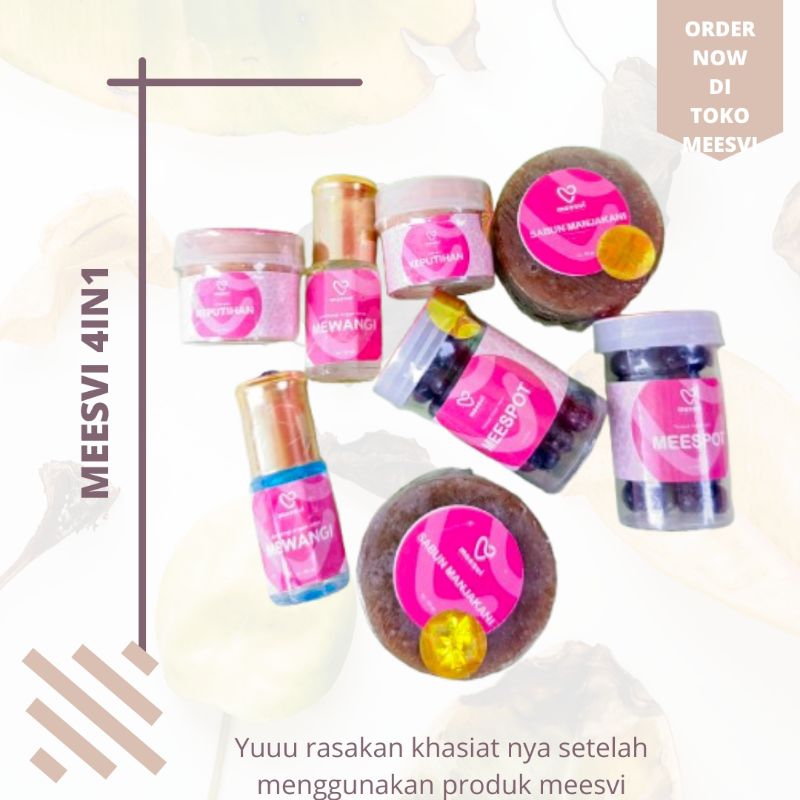 MEESPOT 4 IN 1 PIL MANJAKANI MERAPATKAN MENGESATKAN DAN SOLUSI MASALAH KEPUTIHAN