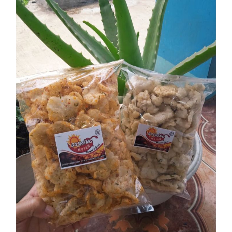 

Basreng Moyan 100gr / basreng viral / basreng pedas daun jeruk/ Kerupuk Basreng / Kerupuk / Basreng / Cemilan