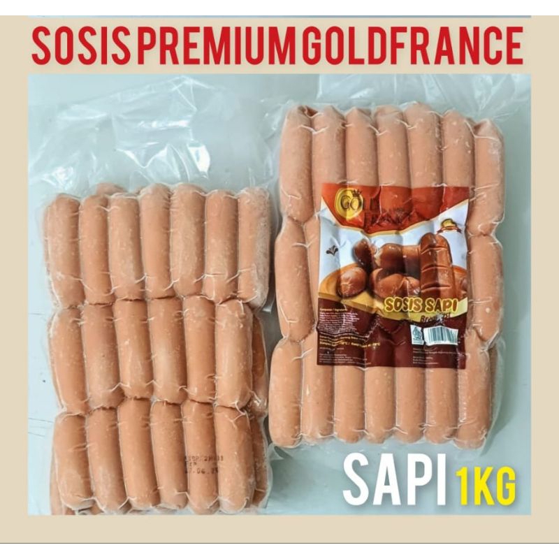 

Gold france beef breakfast sausage 1 kg