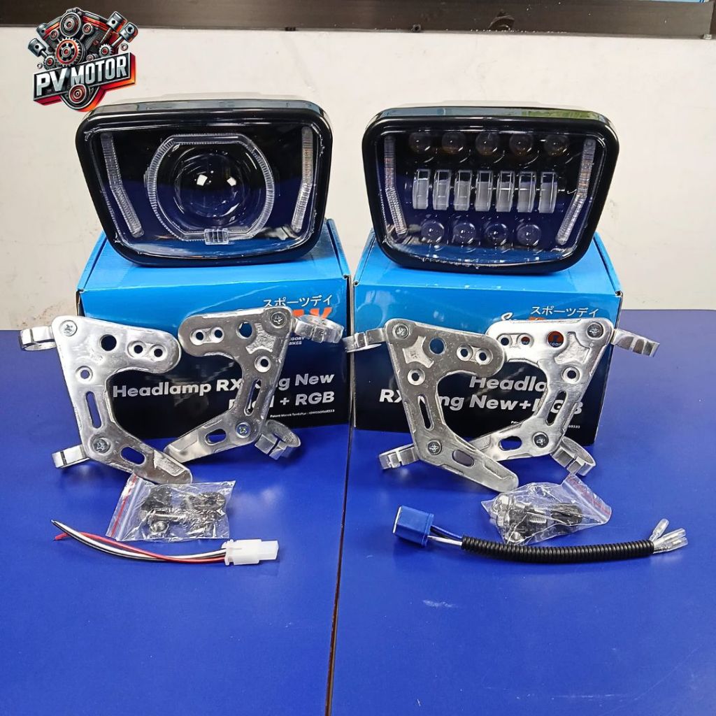 Lampu Daymaker Rx King Biled Rx King Set Kupingan Rx King + Warna Demon RGB Sports Day