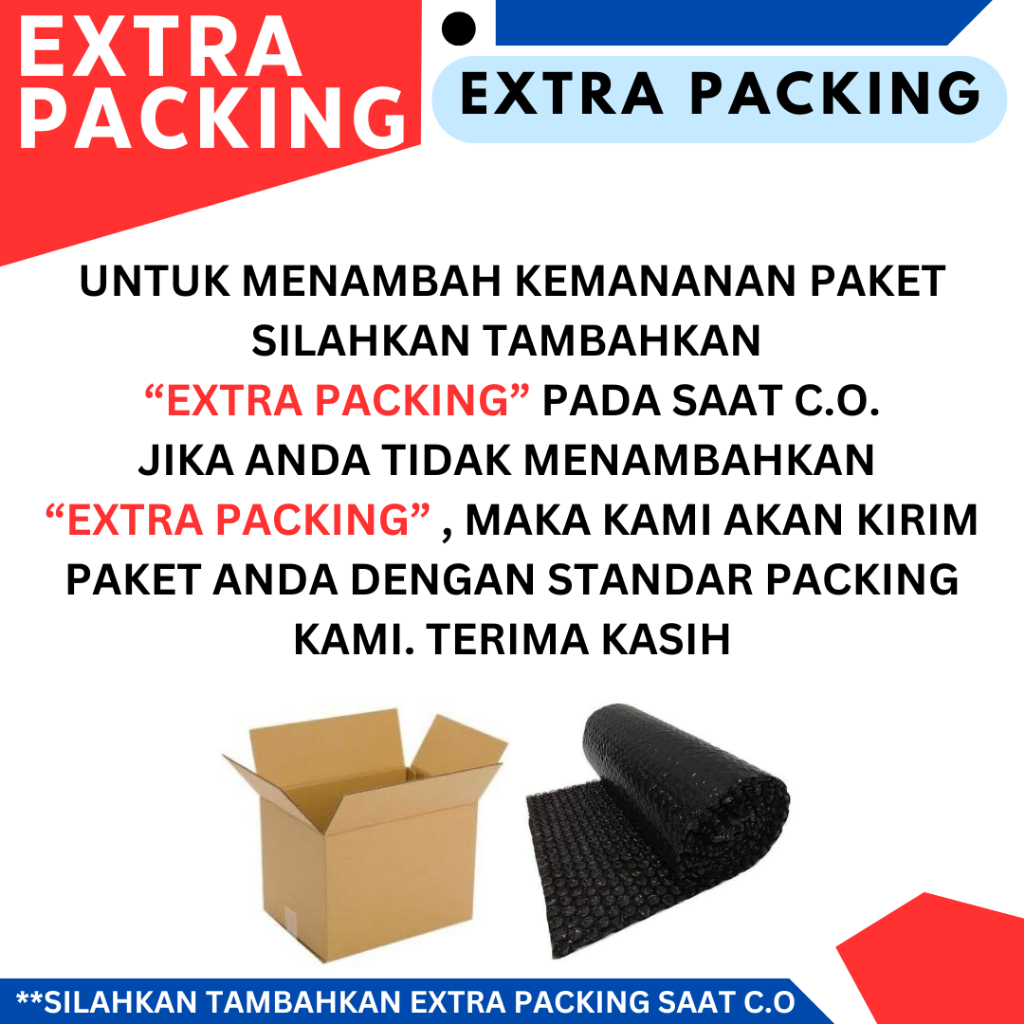 

EXTRA BUBBLE / PACKING TAMBAHAN DUS BEKAS