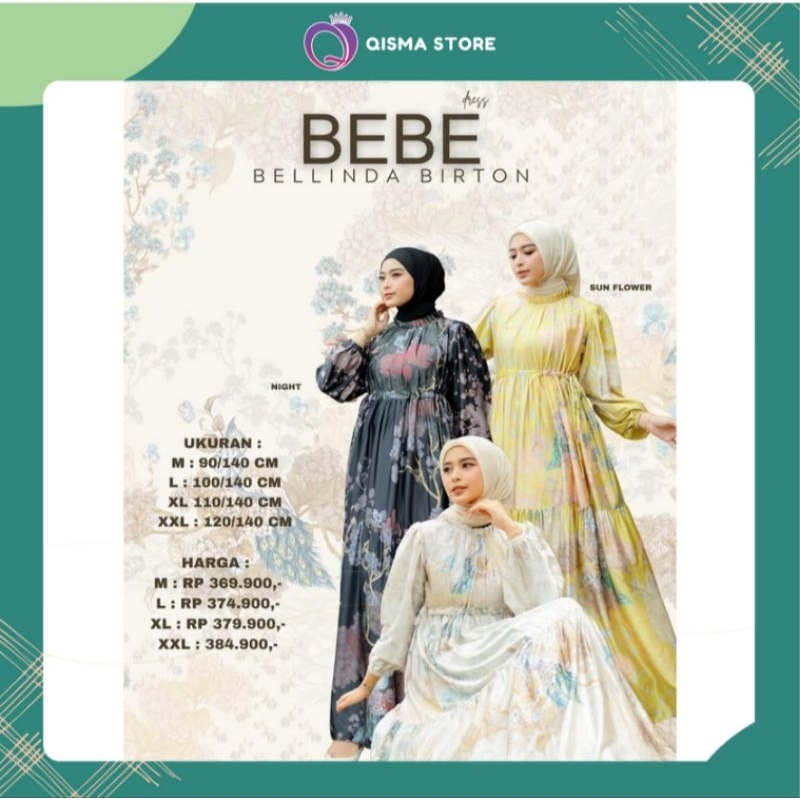 BEST PRICE//BEBE DRESS BY HALWA APPAREL//QISMA STORE