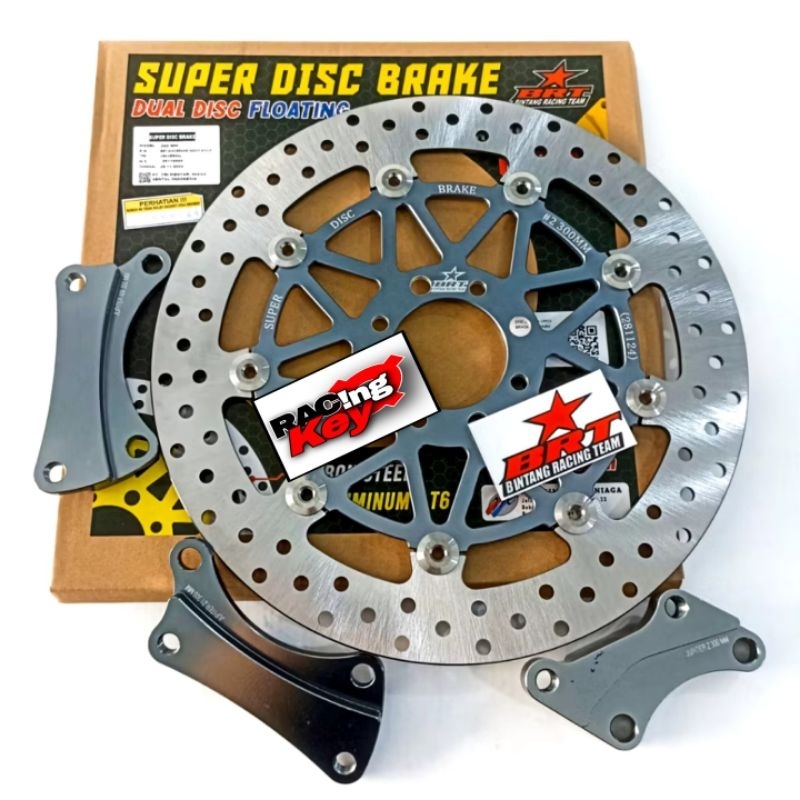 Disc Floating Piringan Cakram BRT Beat Vario Scoopy Genio Supra New Revo Blade Vario160 Size 260mm 3