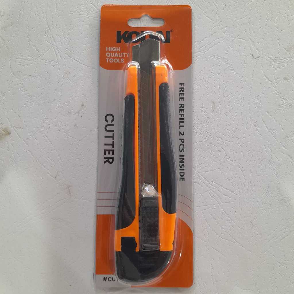 

Cutter besar gagang karet auto lock / Pisau cutter KODAI