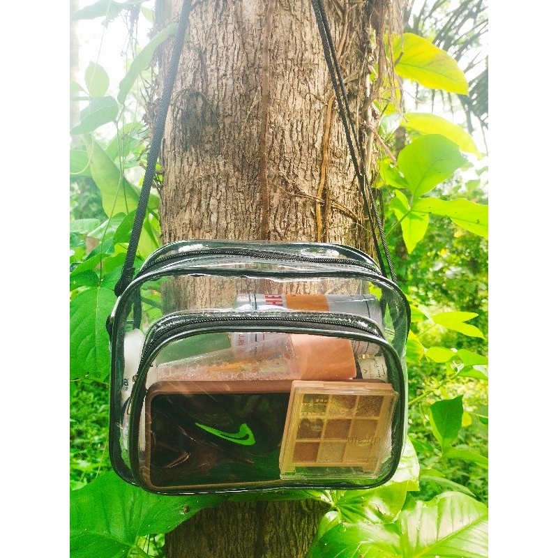 Tas Transparan baring mika Tas konser(bahan Tebal)