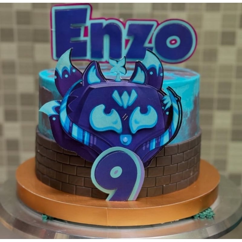 Fruit blox 3d cake topper