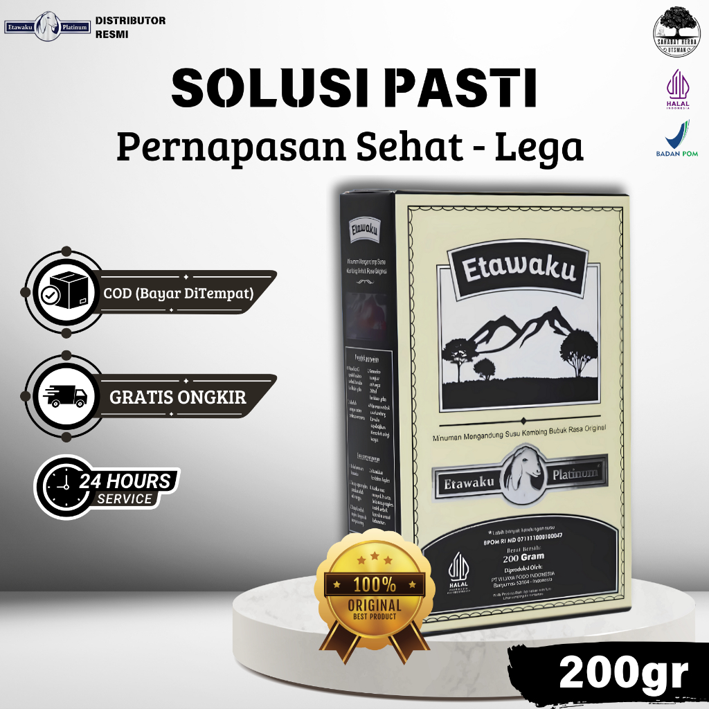 

ETAWAKU PELEGA NAPAS - Solusi Pernapasan Lega Susu Kambing Etawa Hilangkan Asma Pasti 100% Ampuh