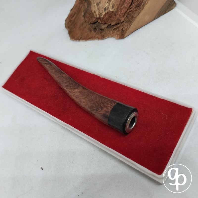 Pipa once / once cangklong / pipa rokok / padutan kayu galih asem kombinasi kayu kelor hitam