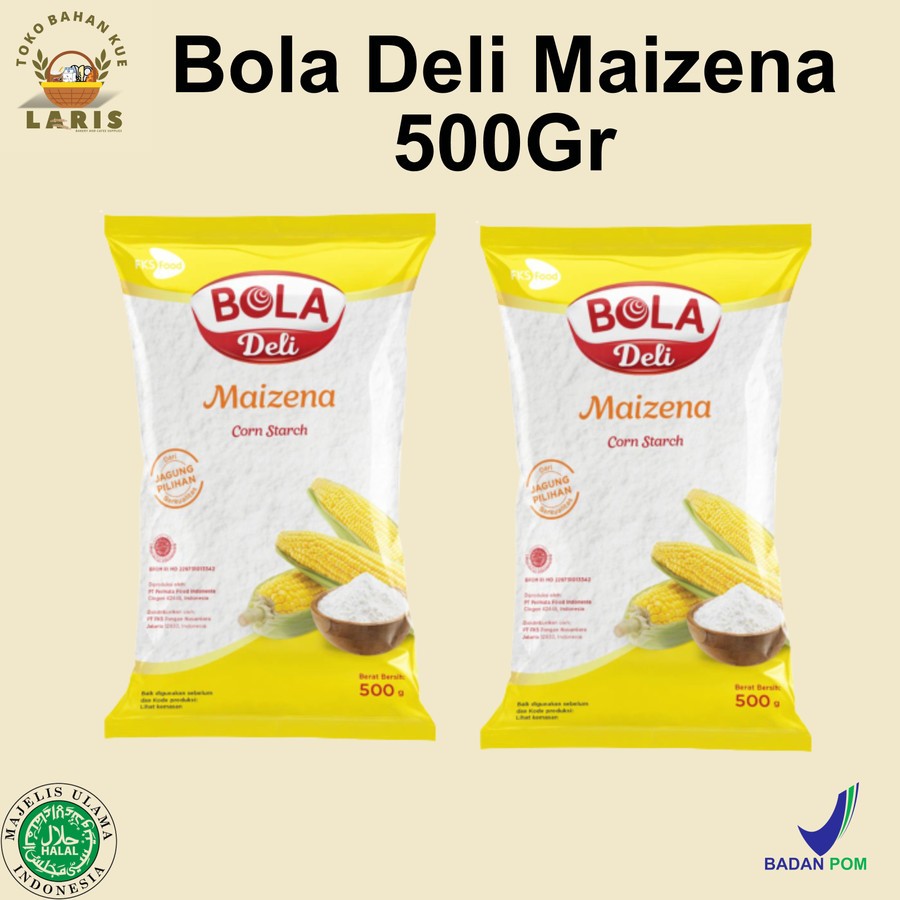 

BOLA DELI TEPUNG MAIZENA 500 GRAM