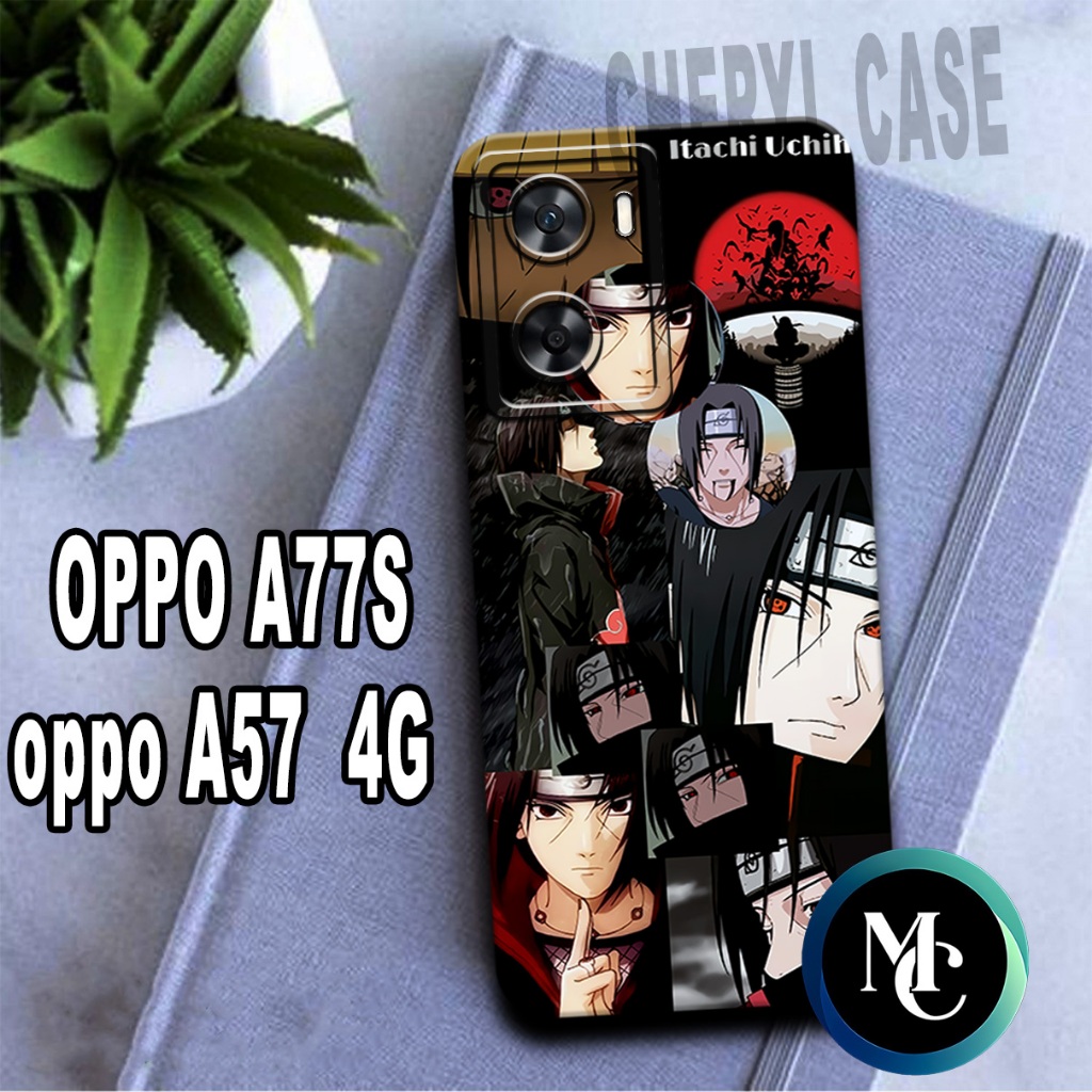 CC10/ Softcase karet lentur untuk OPPO A77S DAN A57 4G/Motif ANIME NARUTO/case OPPO A77S/kesing OPPO