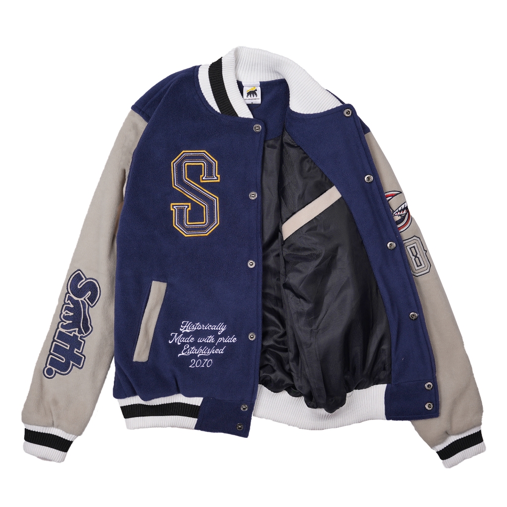FREE ONGKIR HOUSE OF SMITH JAKET VARSITY PRIA - NEW CHAMSITY #10 - JACKET