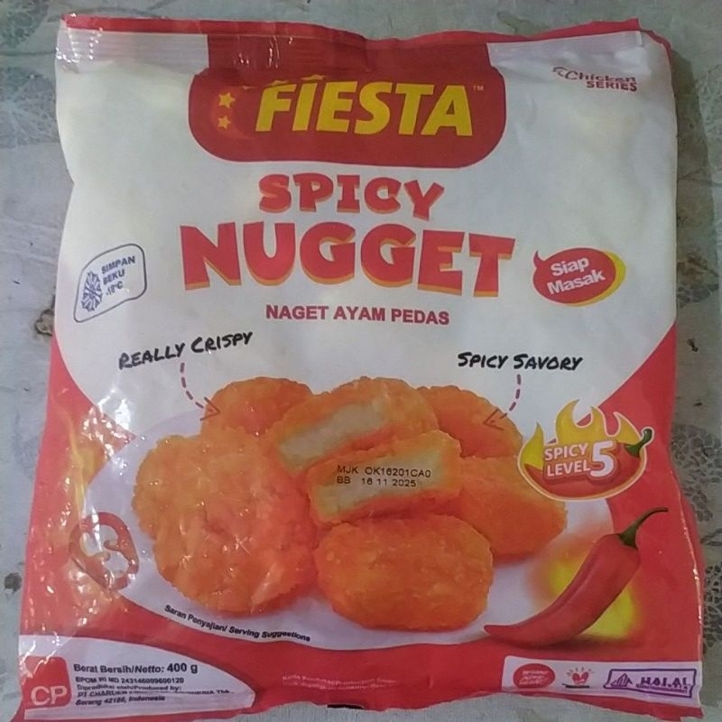 

Fiesta chicken spicy nugget 400gr