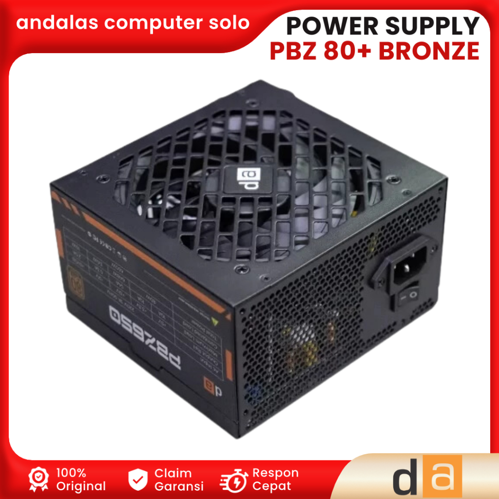 POWER SUPPLY PSU 550W 600W 80+ BRONZE DIGITAL ALLIANCE DA PBZ 550watt 650watt 80 PLUS BRONZE POWER S