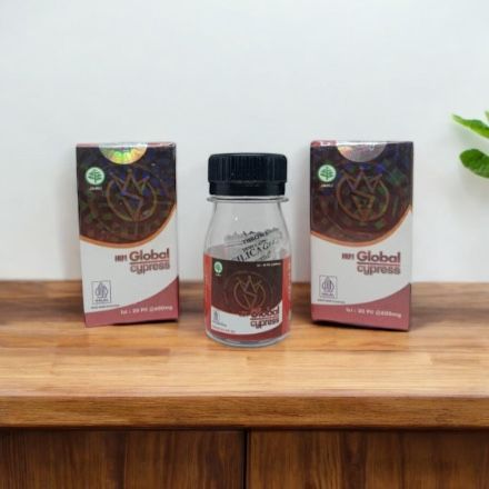 Pil Hitam NU1 Global Cypress Slaber trust Original Stroke Asam Urat Syaraf Kejepit Sendi.