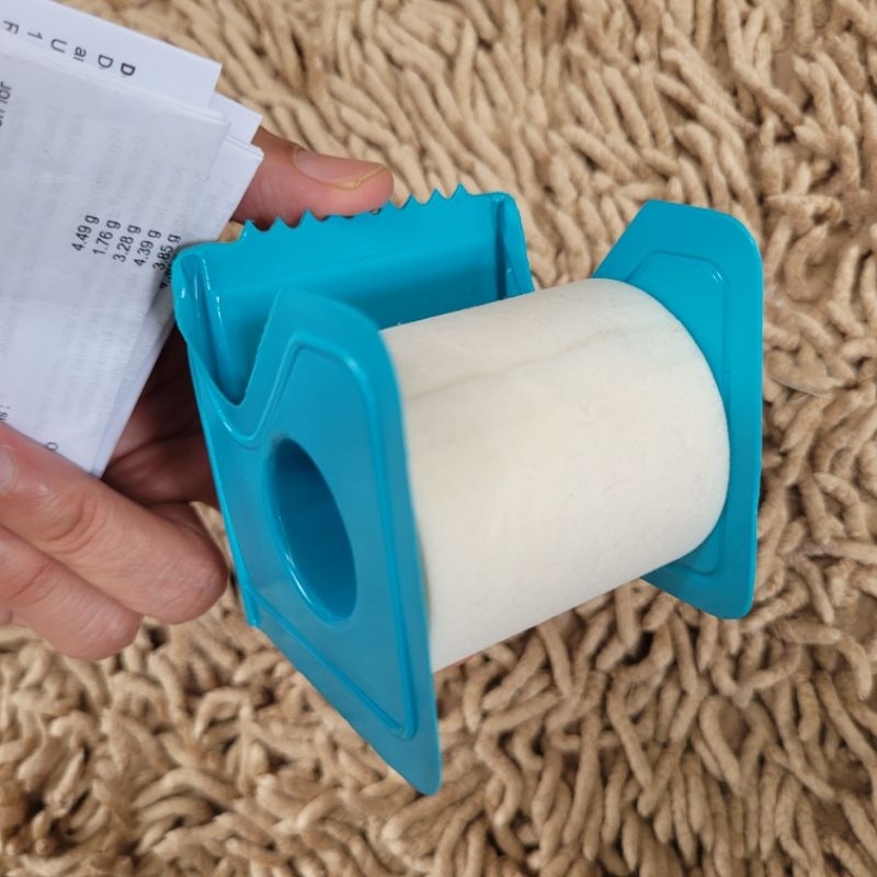 ONEMED 1 roll Isopore + dispenser 5 cm Plester Kertas Plastik Medical Fiksasi Penutup Luka Original 