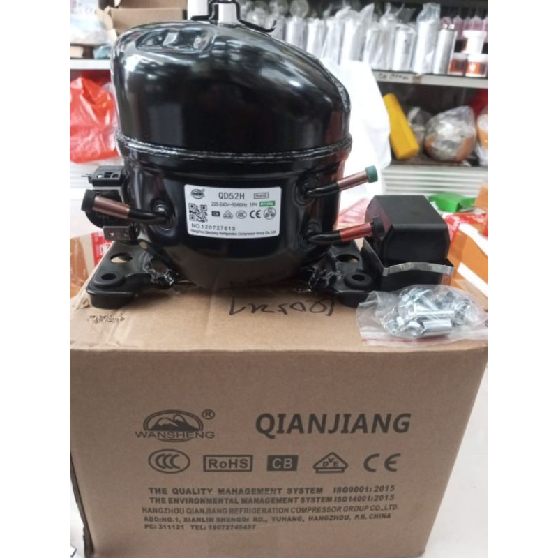 kompresor kulkas Sharp 2pintu 1/6 qd52H original
