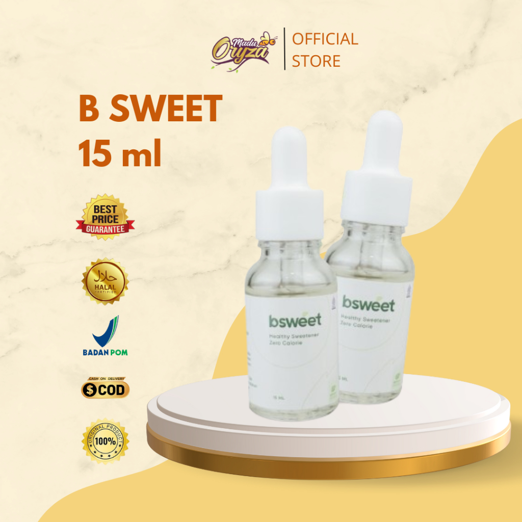 

BErlanja BSWEET Stevia Healty Sweetener Pemanis Alami Zero Calories Pengganti Gula