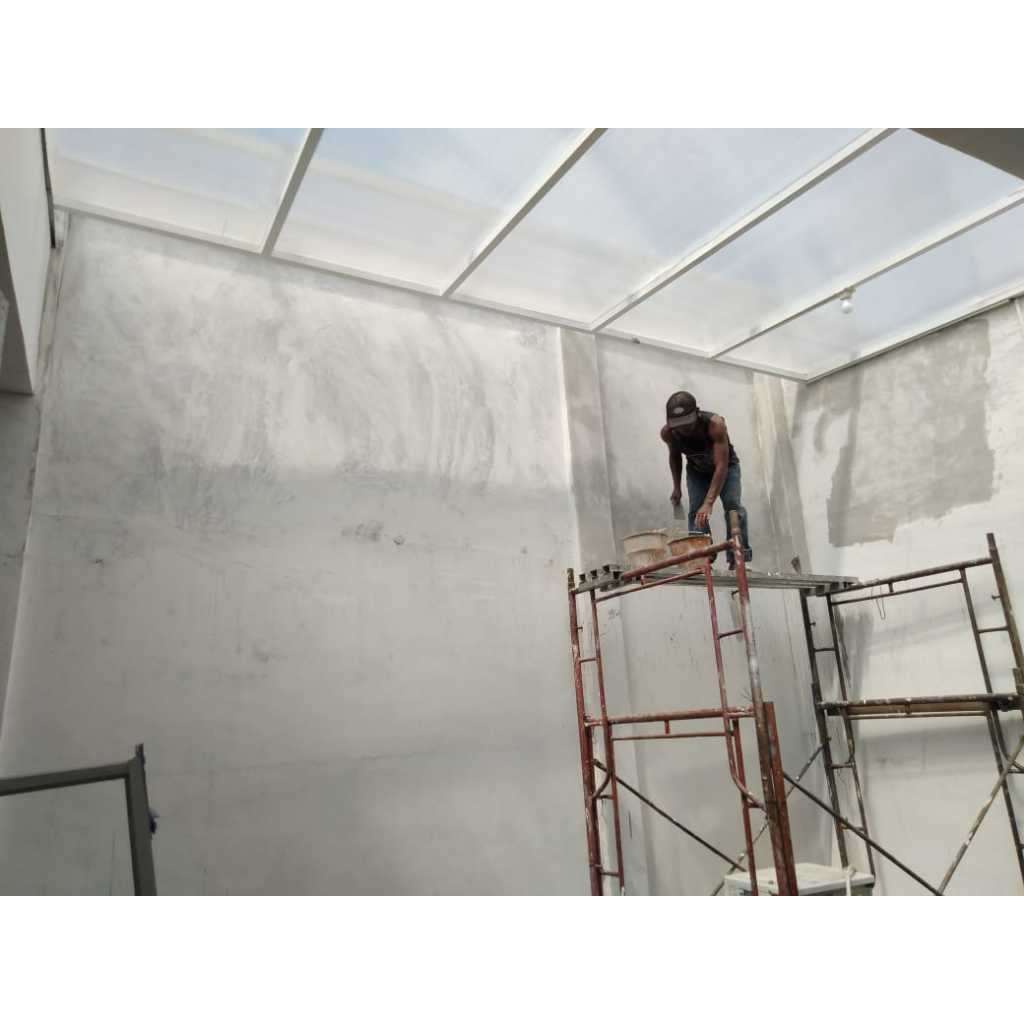 Kanopi belakang atap polycarbonate solarlite