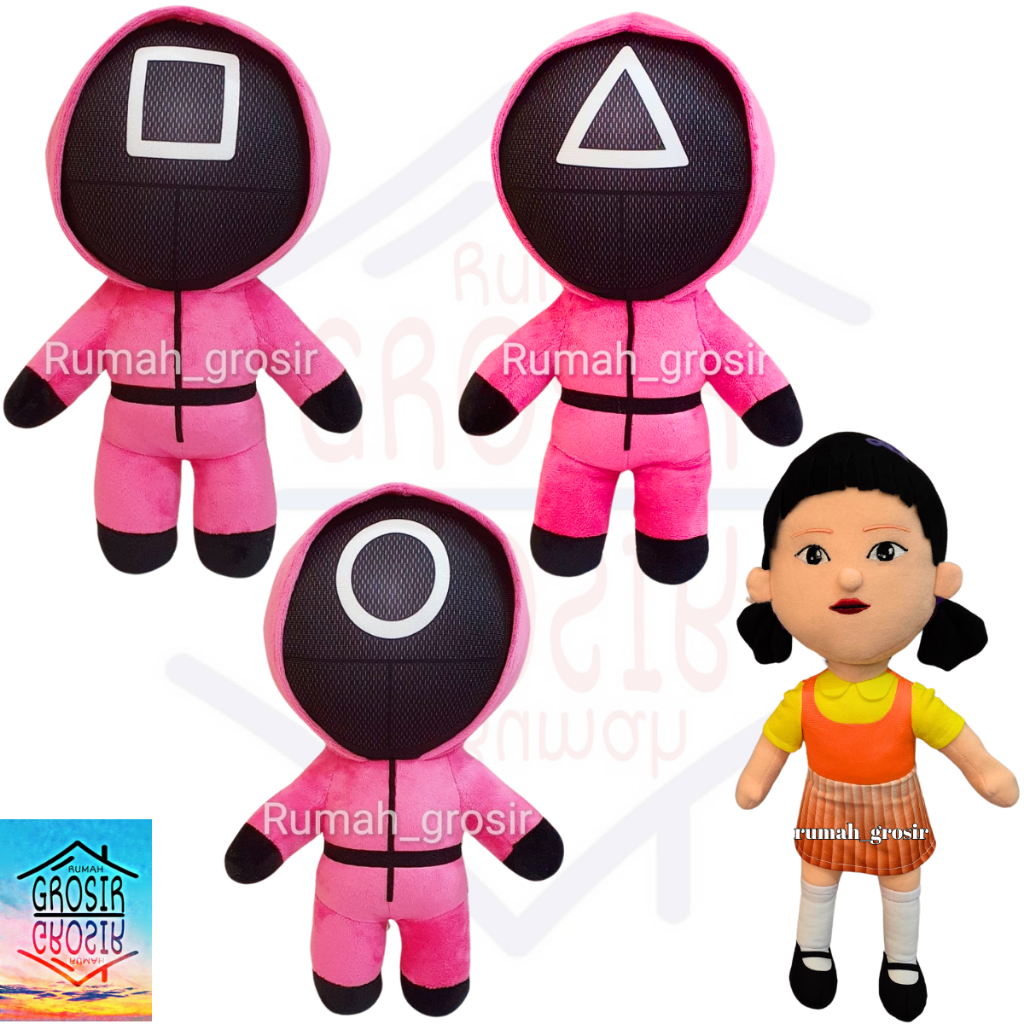 Boneka Squid Game Korea Game Squid Game Korea