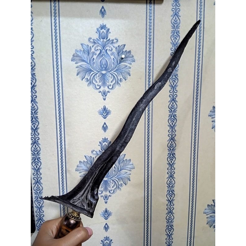 keris pusaka sepuh Luk 5 dholog pamor ceprit majapahit sepuh kuno wingit asli original bertuah