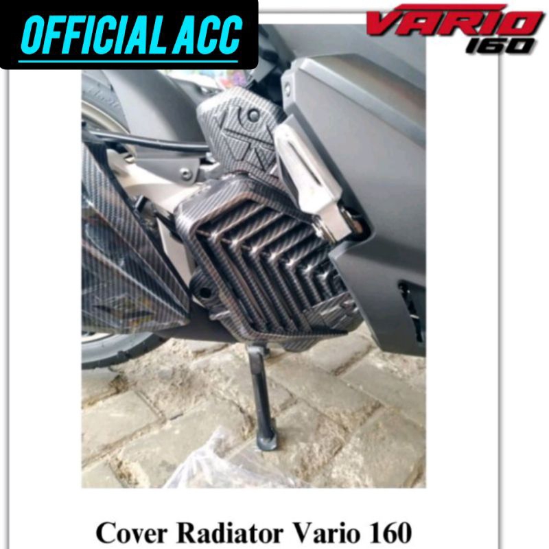 Cover Radiator Vario 160 Carbon Nemo Cover Radiator Carbon Vario 160 Click 160 COD