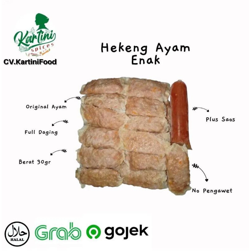 

Hekeng Ayam Halal / Lumpia Ayam Kulit Tahu
