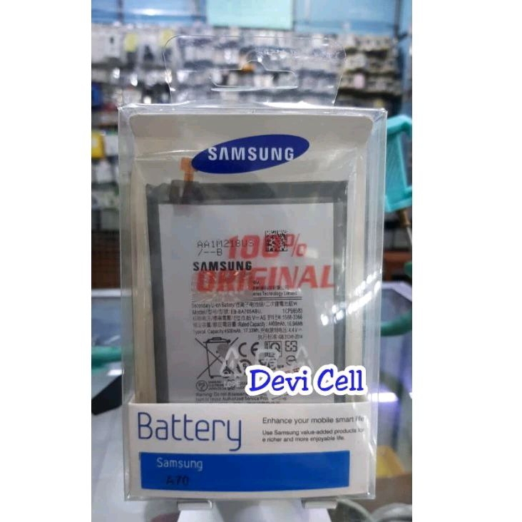 Baterai Samsung A70 a705 Original batre Battery Batterai Battre Batrei Battrei Batrai EB-BA705ABU