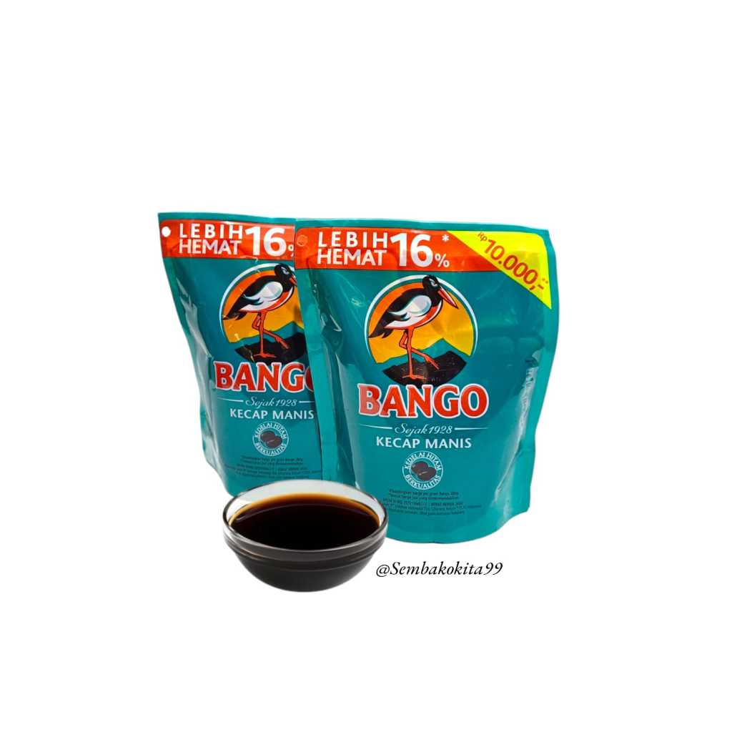 

BANGO Kecap Manis Refill || 280gr Lebih Hemat 16%