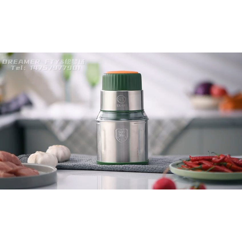 Meat Grinder Multifungsi Shuangxiong SX-681 Kapasitas 1L - Daya 250W Stainless Steel Anti Karat