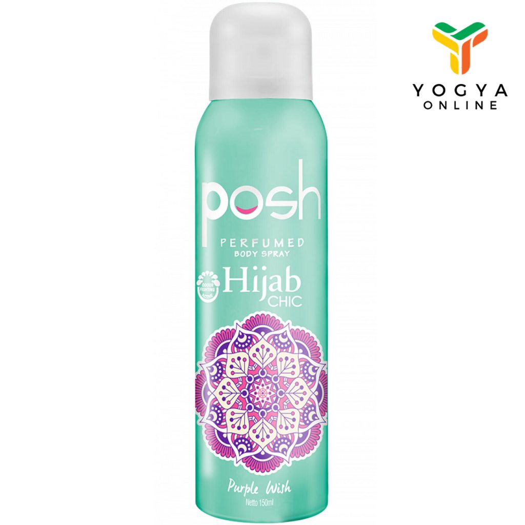 Posh Hijab Body Spray Purple Wish 150Ml