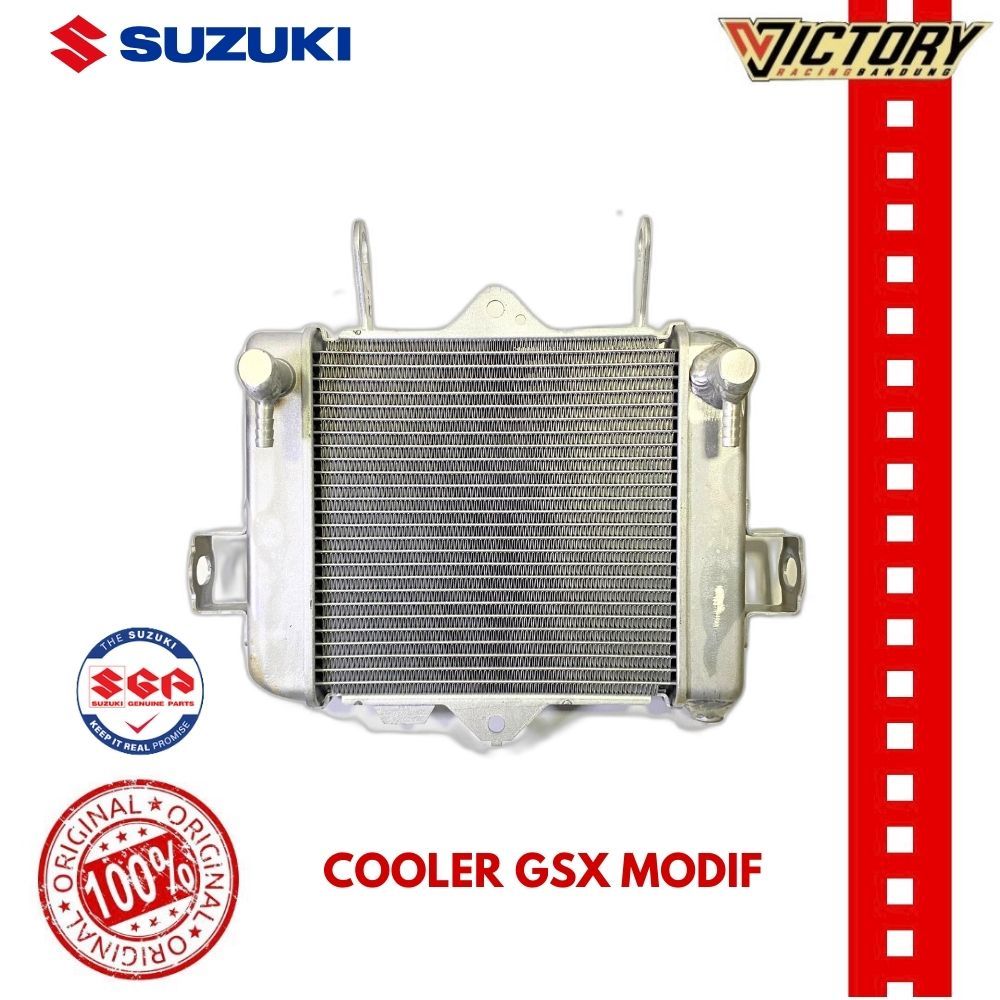 Oil Cooler Besar GSX FU Injeksi Rubahan Radiator Bebek Matic Universal ORIGINAL SUZUKI