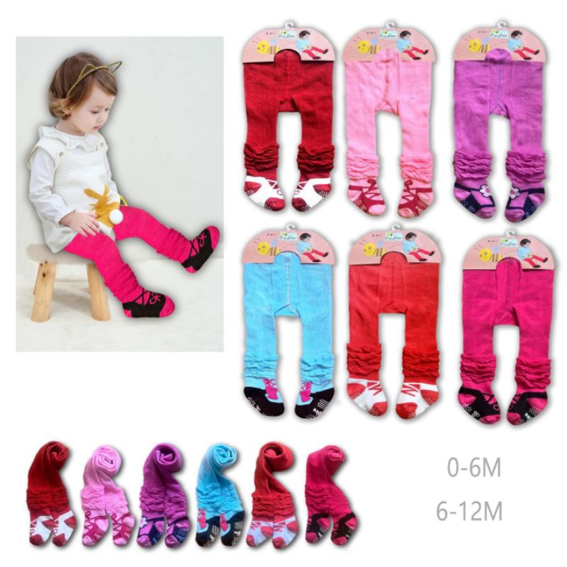 (PILIH WARNA TULIS CATATAN) Bizy Bee Legging Bayi