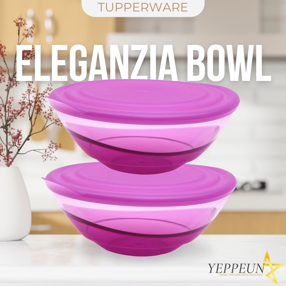 Mangkuk Tupperware Eleganzia Bowl Purple 600ml
