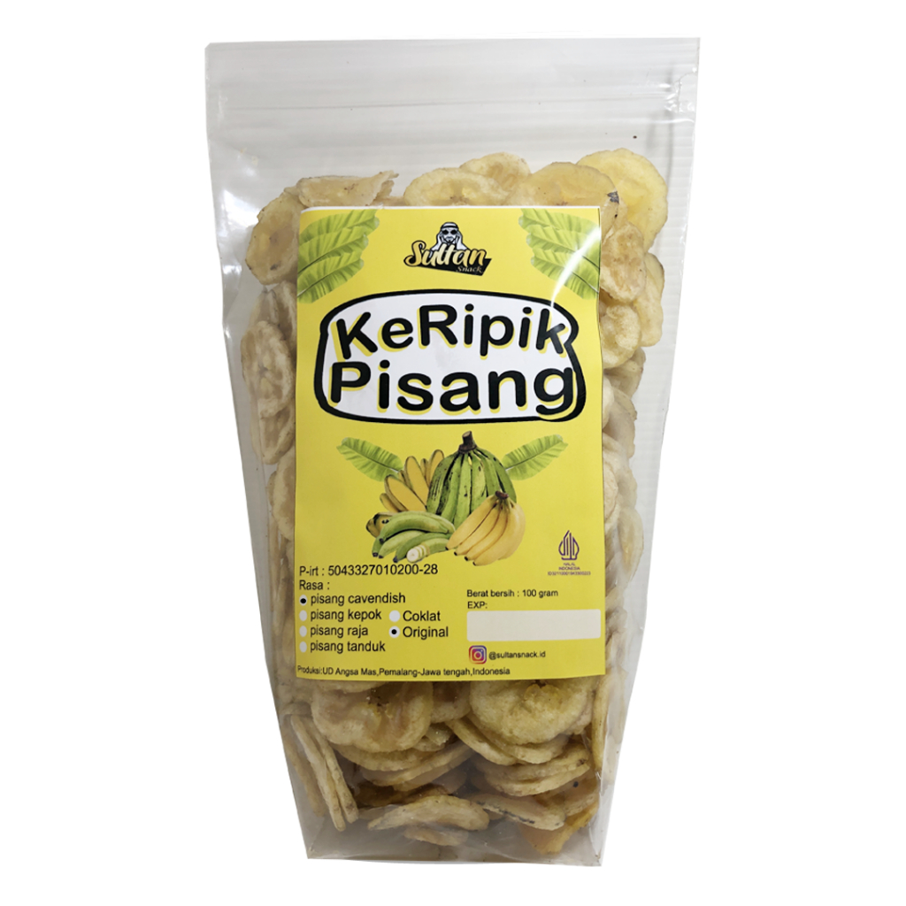

Keripik Pisang original 250Gram Premium Sultan Snack