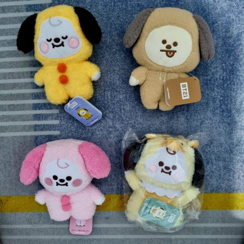 Official BT21 doll Japan dragon latte pink