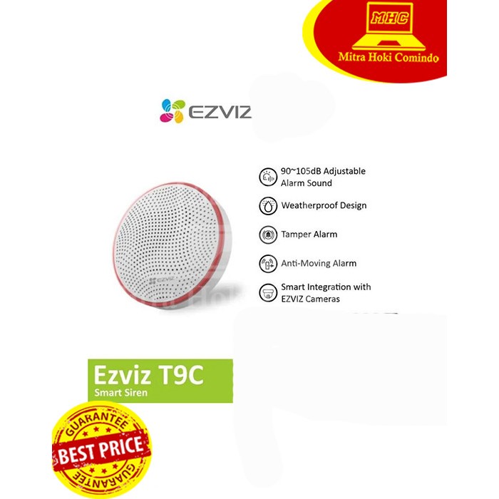 Smart Home Alarm Sensor SIRENE ALARM EZVIZ T9C Sensor Siren
