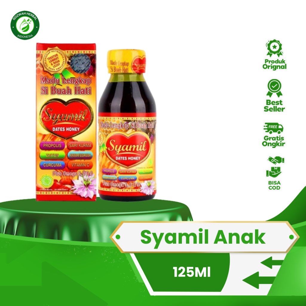 

SYAMIL - Dates Honey Madu Anak Si Buah Hati 125ml