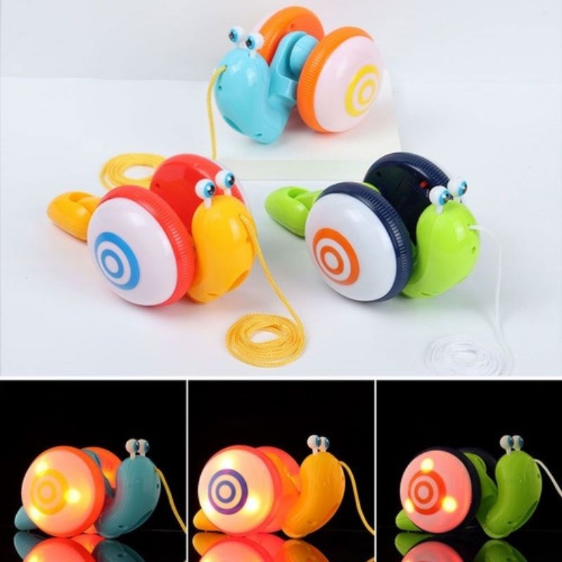 MAINAN SIPUT TARIK GOYANG Mainan Siput Snail Goyang Berjalan