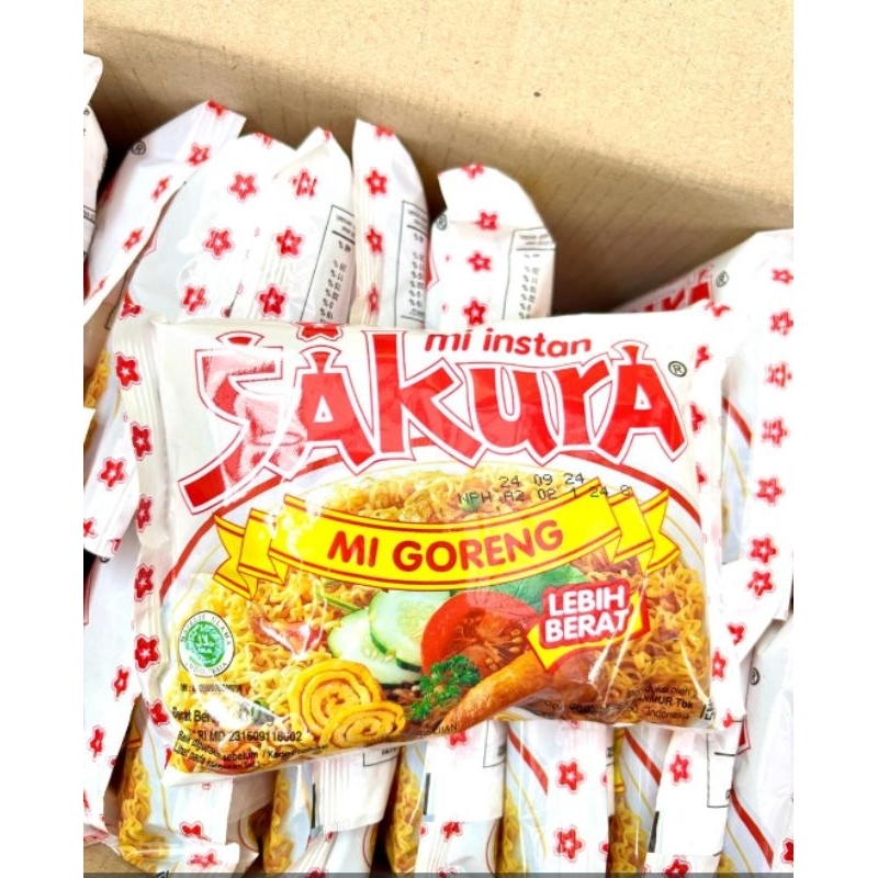 

mie goreng sakura per dus isi 40 pcs