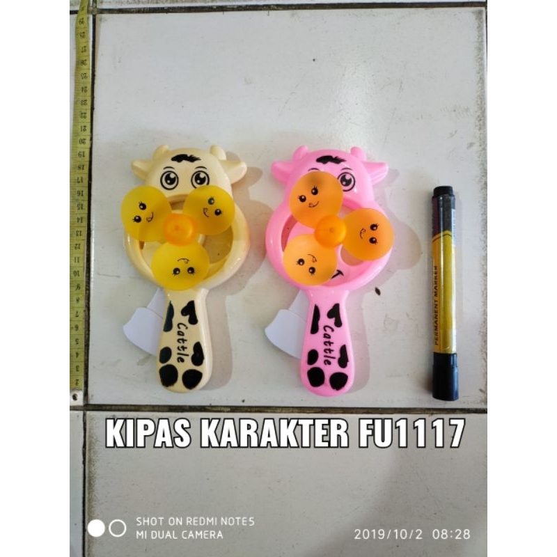 Kipas Karakter Fu1117/MAINAN ANAK KIPAS PENCET/MAINAN KIPAS ANAK