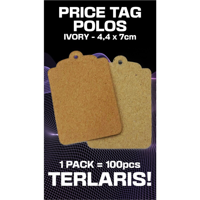 

Menang Label - Label Kraft / hang tag kraft / price tag kraft polos