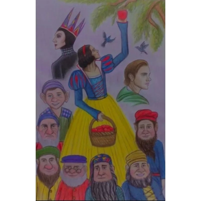 

disney SNOW WHITE 2025 rachel zegler gambar/drawing/ilustration