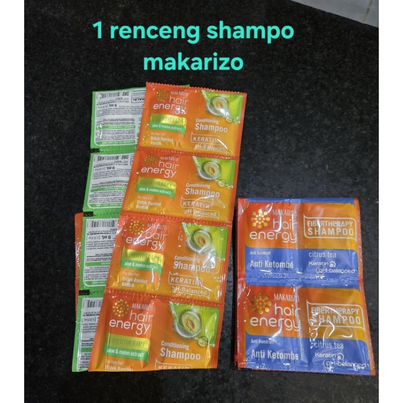 shampo makarizo renceng sampo makarizo sachet 12
