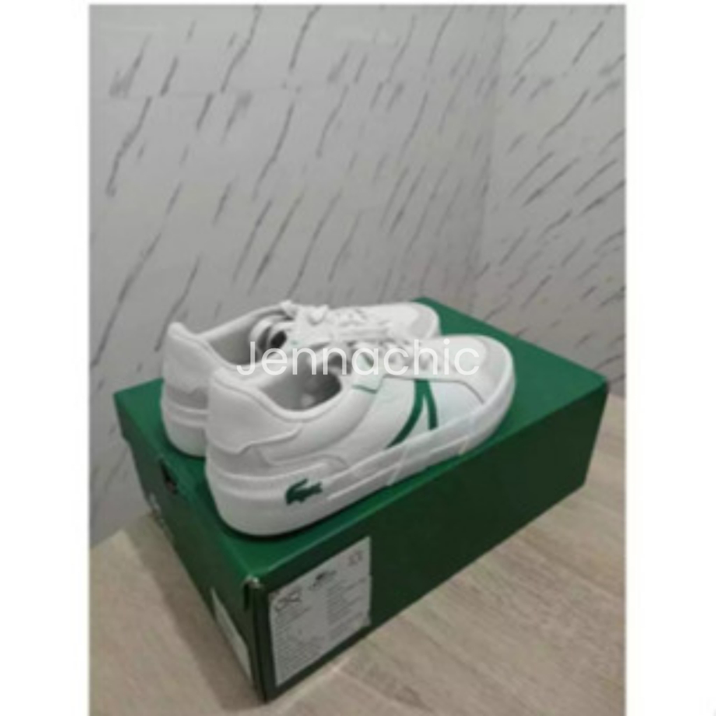 LCT33 | 42P | SEPATU LACOSTE ORIGINAL | WARNA PUTIH | TALI PIPIH | SNEAKERS | SEPATU ASLI
