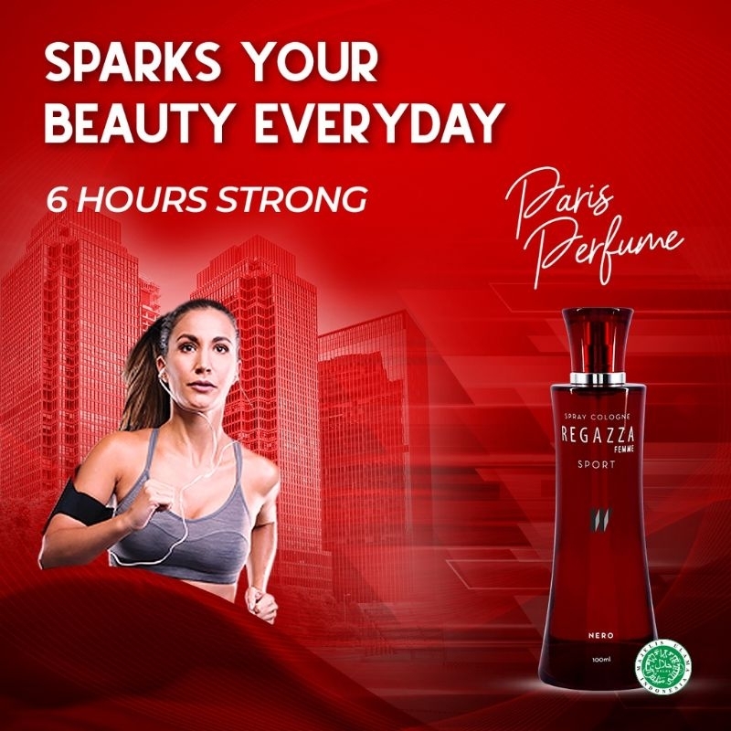 Regazza Sport Parfum Wanita Original 100ml