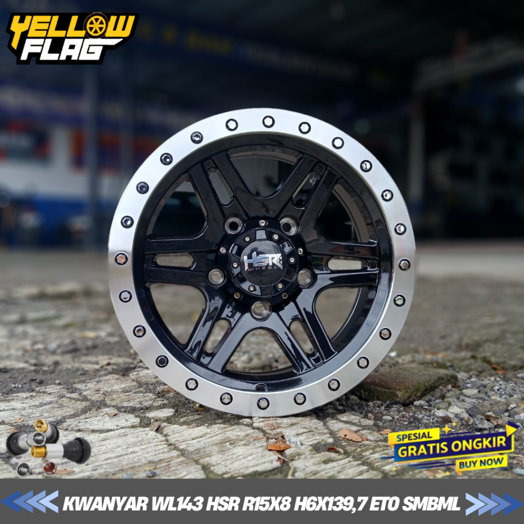 PELEK MOBIL TRITON RING 15 HSR KWANYAR RING 15 LUBANG 6X139.7 LEBAR 8 ET 0 R15 NEW