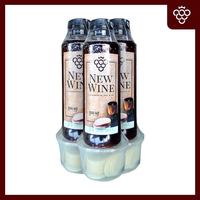 

Anggur Perjamuan Kudus Botol Isi 250 ml + Hosti