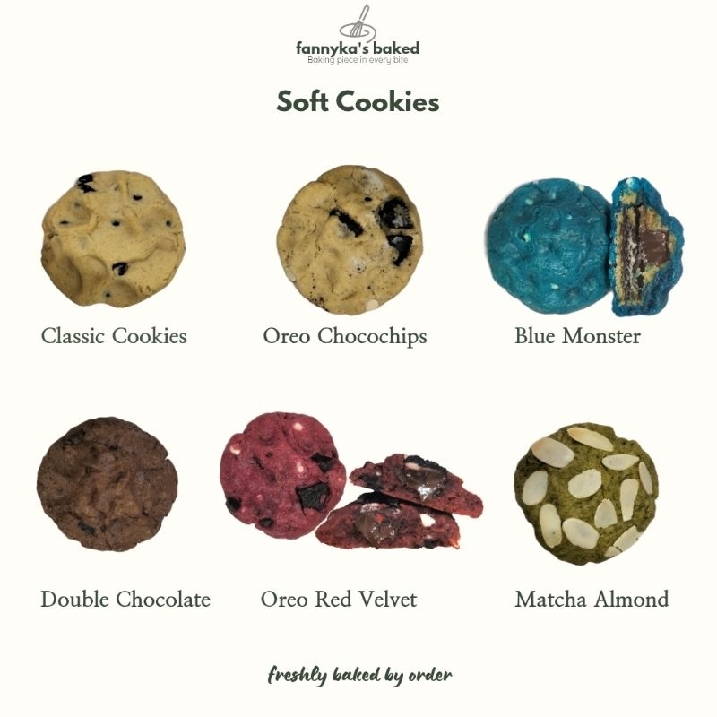 

Soft Cookies Premium 65gr - fannyka's baked