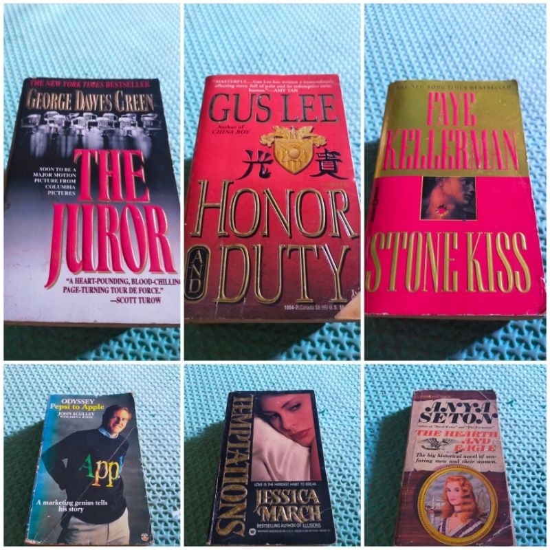 Novel Temptations - Jessica March /The hearth and eagle - Anya Seton / The juror - George Dawes Gree